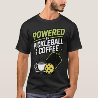 Grappige Pickleball Speler Koffie Liefhebber T-shirt