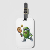 Grappige Pickleball speler Paddleball Lover Bagagelabel (Voorkant (verticaal))
