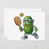Grappige Pickleball speler Paddleball Lover Briefkaart (Voorkant / Achterkant)