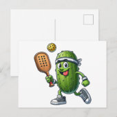 Grappige Pickleball speler Paddleball Lover Feestdagenkaart (Voorkant / Achterkant)