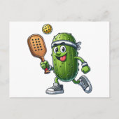 Grappige Pickleball speler Paddleball Lover Feestdagenkaart (Voorkant)