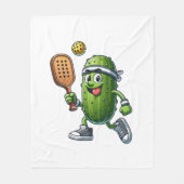 Grappige Pickleball speler Paddleball Lover Fleece Deken (Voorkant)