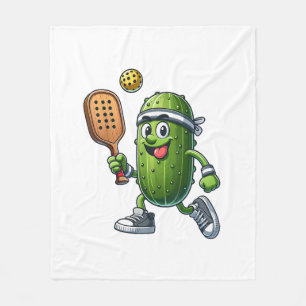 Grappige Pickleball speler Paddleball Lover Fleece Deken