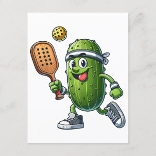 Grappige Pickleball speler Paddleball Lover Informatiekaartje