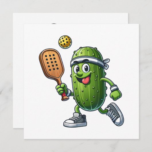 Grappige Pickleball speler Paddleball Lover Kaart (Voorkant / Achterkant)