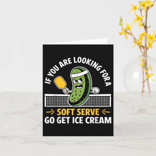 Grappige Pickleball Speler Paddleball Lover Mannen Kaart (Gele Bloem)