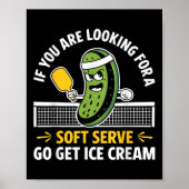 Grappige Pickleball Speler Paddleball Lover Mannen Poster (Voorkant)