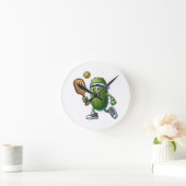 Grappige Pickleball speler Paddleball Lover Ronde Klok (Huis)