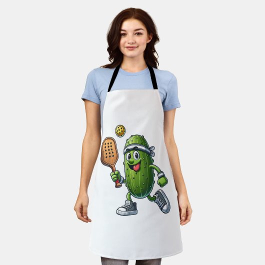 Grappige Pickleball speler Paddleball Lover Schort (Gedragen)