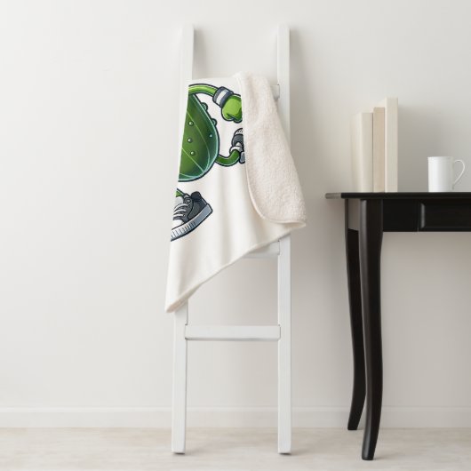 Grappige Pickleball speler Paddleball Lover Sherpa Deken (In situ)