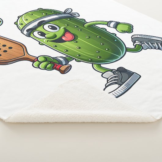 Grappige Pickleball speler Paddleball Lover Sherpa Deken (3/4)