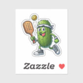 Grappige Pickleball speler Paddleball Lover Sticker (Vel)