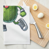 Grappige Pickleball speler Paddleball Lover Theedoek (Quarter Fold)