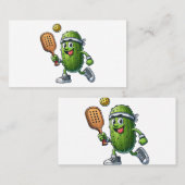 Grappige Pickleball speler Paddleball Lover Visitekaartje (Voorkant / Achterkant)