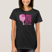 Grappige Pickleball Speler T-shirt (Voorkant)