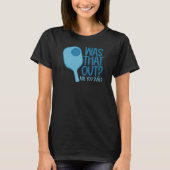 Grappige Pickleball Speler T-shirt (Voorkant)