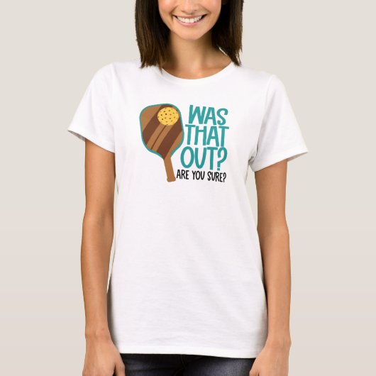 Grappige Pickleball Speler T-shirt (Voorkant)