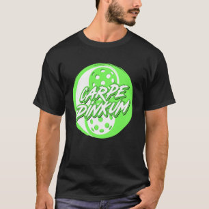 Grappige Pickleball-spreekwoord Yin en Yang Paddle T-shirt
