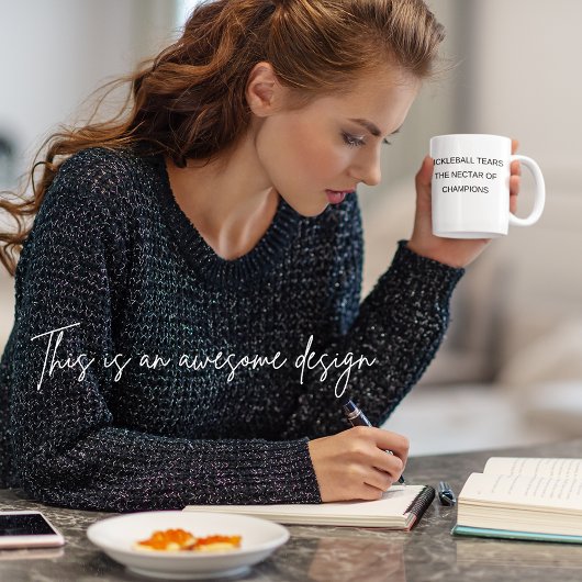 Grappige Pickleball Tranen: De Nectar van Kampioen Mok