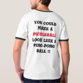 GRAPPIGE PICKLEBALL TSHIRT PICKUP LIJNEN (Achterkant)