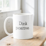 Grappige Pickleball Typografie Eenvoudige minimali Koffiemok<br><div class="desc">Geniet van uw koffie met een vleugje humor met de Funny Pickleball Typography Simple Minimalist Coffee Mok. Deze stijlvolle mok heeft een strak, minimalistisch design met geestige pickleball gezegden die een glimlach op je gezicht brengen. Gemaakt van hoogwaardig keramiek, het is perfect voor je ochtendbrouwsel of middagthee. Het comfortabele handvat...</div>