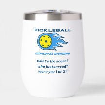 GRAPPIGE Pickleball verbetert geheugen waterfles