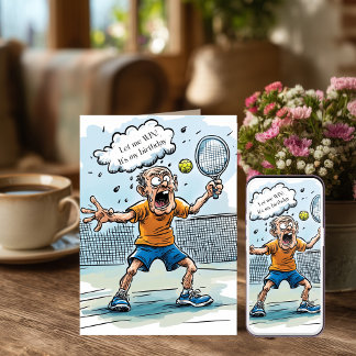 Grappige Pickleball Verjaardag Kaart
