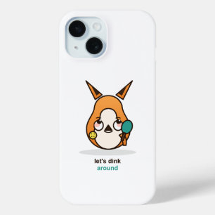 Grappige Pickleball Vos Laat Dink Rondzwerven iPhone 15 Case