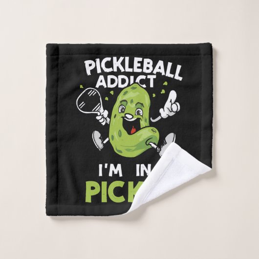 Grappige-Pickleball Washandje (Wasdoekje)