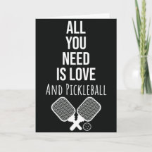 Grappige Pickleball Wenskaart voor Speler of Fan