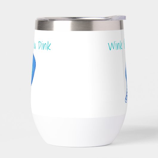 Grappige Pickleball Wink als je Humor drinkt (Links)