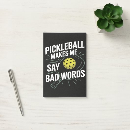 Grappige Pickleball Zorgt Ervoor Dat Ik Slecht Spr Post-it® Notes (Kantoor)