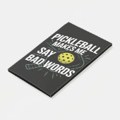 Grappige Pickleball Zorgt Ervoor Dat Ik Slecht Spr Post-it® Notes (Schuin)
