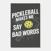 Grappige Pickleball Zorgt Ervoor Dat Ik Slecht Spr Post-it® Notes (Voorkant)