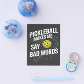 grappige pickleball zorgt ervoor dat ik slechte wo flyer (Enkel)