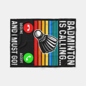 Grappige Picklell Dminton Shuttle Fleece Deken (Voorkant (Horizontaal))