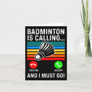 Grappige Picklell Dminton Shuttle Kaart