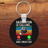 Grappige Picklell Dminton Shuttle Sleutelhanger (Voorkant)