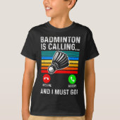 Grappige Picklell Dminton Shuttle T-shirt (Voorkant)