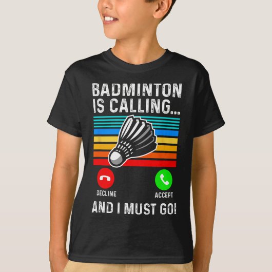 Grappige Picklell Dminton Shuttle T-shirt (Voorkant)