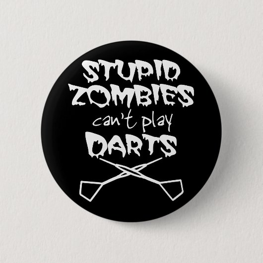 Grappige Pijlen Ronde Button 5,7 Cm (Voorkant)
