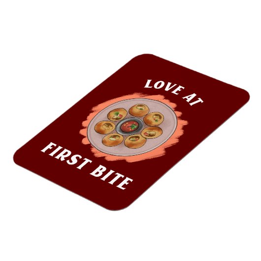 Grappige Pijn Puri Gol Gappa Magneet (Linkerzijde)