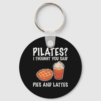 Grappige Pilates Ik Dacht Dat Je Taart En Lattes Z Sleutelhanger
