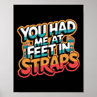 Grappige Pilates-instructeur Je Had Me Bij Voeten  Poster