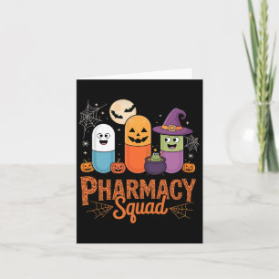 Grappige Pillen Apotheek Apotheker Team Lief Hallo Kaart