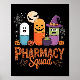 Grappige Pillen Apotheek Apotheker Team Lief Hallo Poster