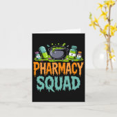 Grappige Pillen Apotheker Apotheek Squad Halloween Kaart (Gele Bloem)