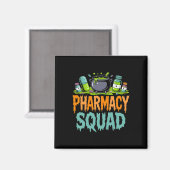 Grappige Pillen Apotheker Apotheek Squad Halloween Magneet (Voorkant / Achterkant)