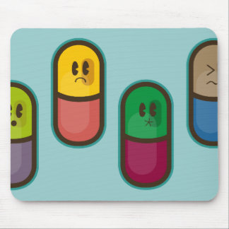 grappige pills mousepad muismat