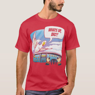 Grappige piloot ganzen vliegen luchtvaart vlucht b t-shirt